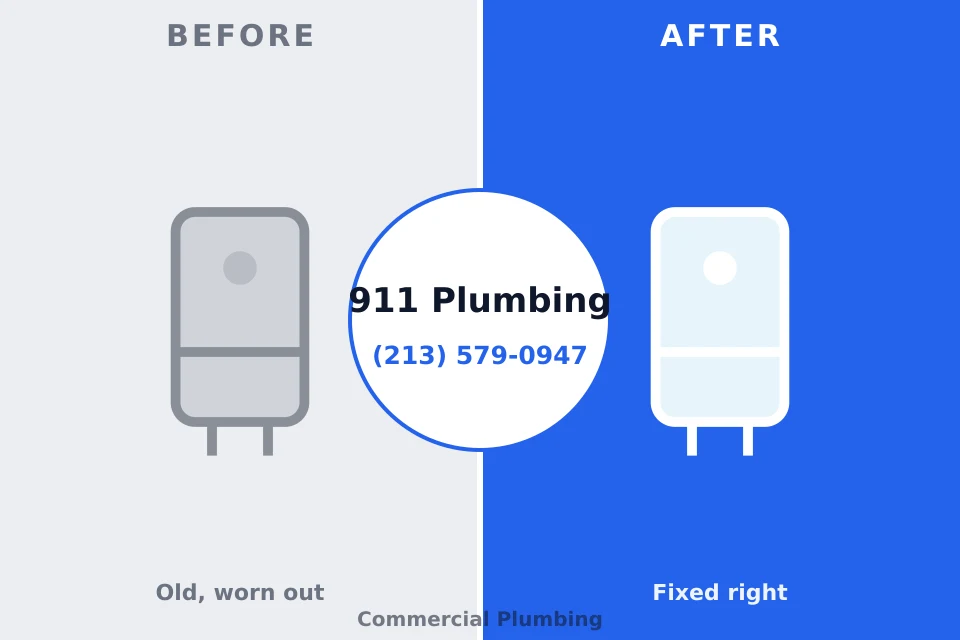 Before and after: plumbing repair Jonestown, TX